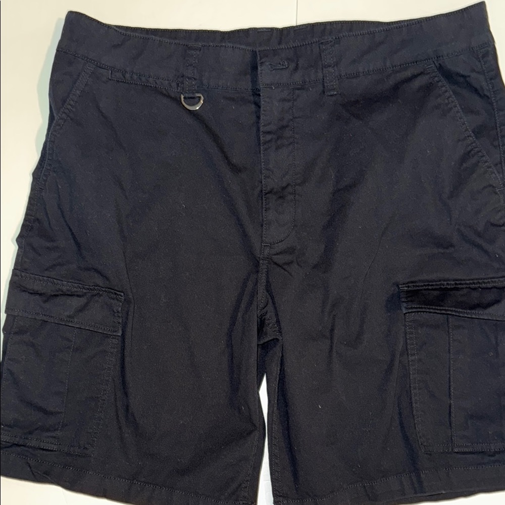 Armani exchange Men's Black Cargo Shorts